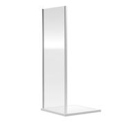 Balterley Almington 6mm Toughened Safety Glass Reversible Shower Side Panel - 900mm - Chrome