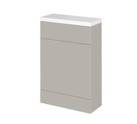 Balterley Alrewas Contemporary Floor Standing Compact WC Unit, 600mm in Grey Balterley Grey