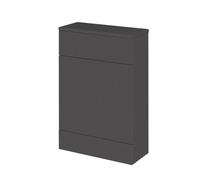 Balterley Alrewas Contemporary Floor Standing Compact WC Unit, Gloss Grey, 600mm in Grey Balterley Grey