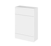 Balterley Alrewas Contemporary Floor Standing Compact Wc Unit With Worktop, Gloss White, 600mm