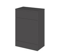 Balterley Alrewas Contemporary Floor Standing Wc Unit With Worktop, Gloss Grey, 600mm