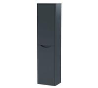 Balterley Arch Bathroom Wall Hung 2 Door Tall Unit, Dark Grey, 356mm