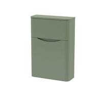 Balterley Arch Modern Bathroom Floor Standing Concealed Cistern Toilet Unit, Satin Green, 550mm