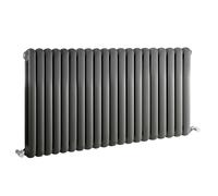 Balterley Aspire Horizontal Double Panel Radiator, 635mm x 1223mm - Anthracite in Grey Balterley Grey
