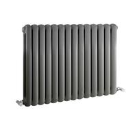 Balterley Aspire Horizontal Double Panel Radiator, 635mm x 863mm - Anthracite in Grey Balterley Grey