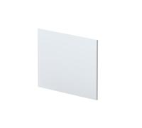 Balterley Bath End Panel 700mm, MDF End Bath Panels, Satin Finish Straight Bathroom Panels for Bathtub, Water Resistant Panel Covering for Bathroom Baths and Soaking Tubs (White)
