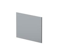 Balterley Bath End Panel 700mm, MDF End Bath Panels, Satin Finish Straight Bathroom Panels for Bathtub, Water Resistant Panel Covering for Bathroom Baths and Soaking Tubs (Grey)