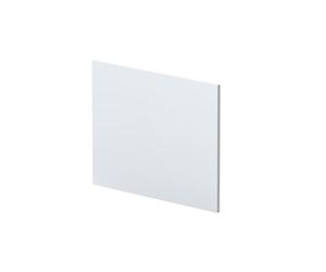 Balterley Bath End Panel 700mm, MDF End Bath Panels, Satin Finish Straight Bathroom Panels for Bathtub, Water Resistant Panel Covering for Bathroom Baths and Soaking Tubs (White)