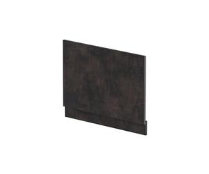 Balterley Bath End Panel 750mm, MFC End Bath Panels with Plinth, Smooth Finish Straight Bathroom Panels for Bathtub, Water Resistant Panel Covering for Bathroom Baths and Soaking Tubs (Mettalic Slate)