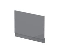 800mm Bath MDF End Panel & Plinth - Gloss Cloud Grey