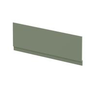 Balterley Front Bath Panel Covering with Plinth 1700mm, MDF Bath Panels, Satin Finish, Straight Front Bathroom Panels for Bathtub, Water Resistant Side Panel for Bathroom Baths (Green)