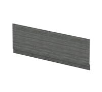 Balterley Wooden Front Bath Panel Covering with Plinth, 1800mm Bath Panel, Straight Front Bathroom Panels for Bathtub, Water Resistant Side Panels for Bathroom Baths (Woodgrain Anthracite)