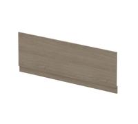 Balterley Wooden Front Bath Panel Covering with Plinth, 1700mm Bath Panel, Straight Front Bathroom Panels for Bathtub, Water Resistant Side Panels for Bathroom Baths and Soaking Tubs (Grey Oak)
