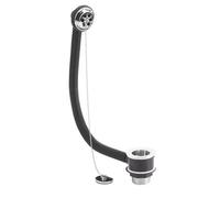 Balterley Bath Waste With Overflow, Brass Plug And Ball Chain, For Baths Up To 5mm - Chrome