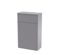 Balterley Bathroom Floor Concealed Cistern WC Toilet Unit, Satin Grey, 500mm in Grey Balterley Grey