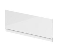 Balterley Front Bath Panel Covering with Plinth 1500mm, MDF Bath Panels White, Straight Front Bathroom Panels for Bathtub, Water Resistant Side Panel for Bathroom Baths and Soaking Tubs (White)