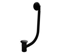 Balterley Bathroom Round Click-Clack Bath Waste, Top Fix Installation, 98 X 70 X 550mm, Black