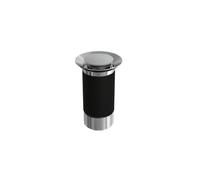Balterley Bathroom Round Click-Clack Unslotted Basin Waste Without Overflow, Top Fix Installation, Chrome, 103 X 60 X 104mm