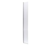 Balterley Blymhill Contemporary Bathroom 8mm Glass Hinged Flipper Wetroom Screen, Chrome Fininsh, 1950 X 322 X 27mm