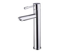 Balterley Bradnop Round Tall Lever Mono Basin Mixer Tap - Chrome
