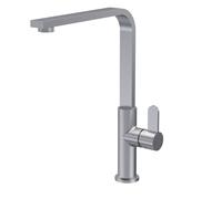 Kitchen Mono Mixer Tap with 1 Lever Handle, 302mm - Brushed Nickel