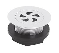 Balterley Chrome Shower Waste Trap 90mm, Easy Clean Shower Tray Drain Cover Replacement, Hair Drain Trap for Showers, Tray Cover Replacement Waste for Showers, 1 1/2 Connection (Chrome)