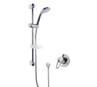 Shower Bundle Concealed Round Manual Valve & Multi Function Handset Slide Rail Kit - Chrome Balterley