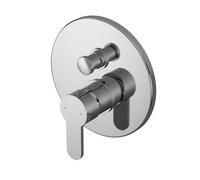 Balterley Consall Round Concealed Manual Shower Valve with Diverter 2 Outlets - Chrome
