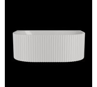 Contemporary Back To Wall Freestanding Bath with Ribbing from Balterley - 1700mm x 780mm