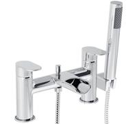 Balterley Contemporary Bathroom Mono Basin Tap - Round Lever, 123 x 90mm, Brass in Silver Balterley Silver