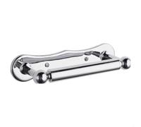 Balterley Contemporary Bathroom Toilet Roll Holder, Chrome, 190mm x 78mm x 45mm