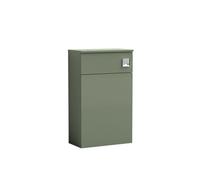Compact Floor Standing WC Toilet Unit - 500mm - Satin Green
