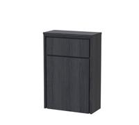 Balterley Contemporary Floor Standing Wc Unit - 818 X 555 X 260mm - Graphite Grey Woodgrain
