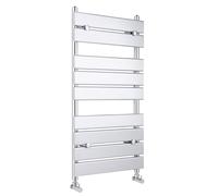 Balterley Heated Towel Rail With 9 Flat Panels - 915 Btu - 950mm X 500mm - Chrome