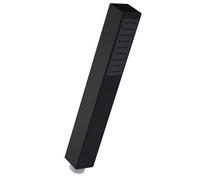 Minimalist Square Single Function Shower Handset - Matt Black