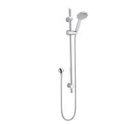Balterley Contemporary Round Slide Rail Shower Kit with Water Saving Head and Outlet Elbow - Chrome