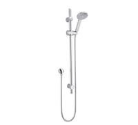 Balterley Contemporary Round Slide Rail Shower Kit With Water Saving Head And Outlet Elbow - Chrome