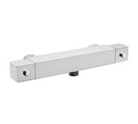 Balterley Contemporary Square Thermostatic Shower Bar Valve 1 Outlet - Chrome