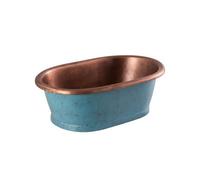 Balterley Countertop Oval Vessel Basin, 550mm - Copper/patinata