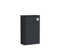 Balterley Curve Contemporary Bathroom Floor Standing Concealed Cistern Wc Unit, Dark Grey, 502 mm