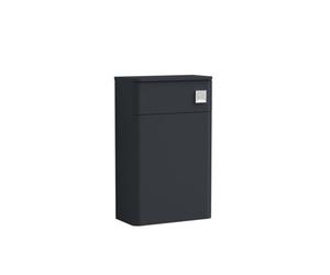 Balterley Curve Contemporary Bathroom Floor Standing Concealed Cistern Wc Unit, Dark Grey, 502 mm