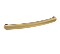 Balterley Curve Rounded D Shape Furniture Handle 19 x 192 mm - Brushed Brass in Metallics Balterley Metallics
