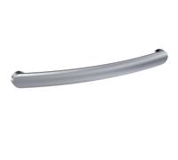 Balterley Curve Rounded D Shape Furniture Handle 19 x 192 mm - Satin Nickel in Silver Balterley Silver