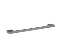 Balterley D-Handle 192 mm High Quality Furniture Handle with Luxury Brushed Pewter Finish, Cupboard Drawer Pull