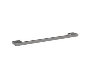 Balterley D-Handle 192 mm High Quality Furniture Handle with Luxury Brushed Pewter Finish, Cupboard Drawer Pull