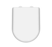 Balterley D-Shaped Soft Close Gloss White Toilet Seat Balterley White