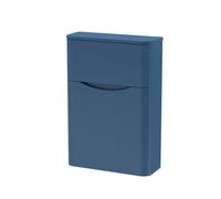 Balterley Dunwood Modern Bathroom Floor Standing Concealed Cistern Toilet Unit, Satin Blue, 550mm
