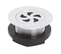 Balterley Shower Drain Cover, Round Shower Plughole Cover, Waste Plug for Trays, Replacement Plug Covers for Bathroom Trays, Drain Covers for Bathroom Showers - 74 x 45 x 74mm (Chrome)