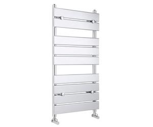 Balterley Ecton Contemporary Heated Towel Rail With 9 Flat Panels, 950mm X 500mm - Chrome