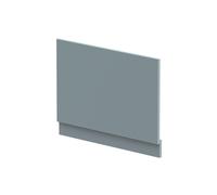 Balterley Edge/Power Straight End Bath Panel & Plinth, 750mm - Matt Coastal Grey Balterley Grey
